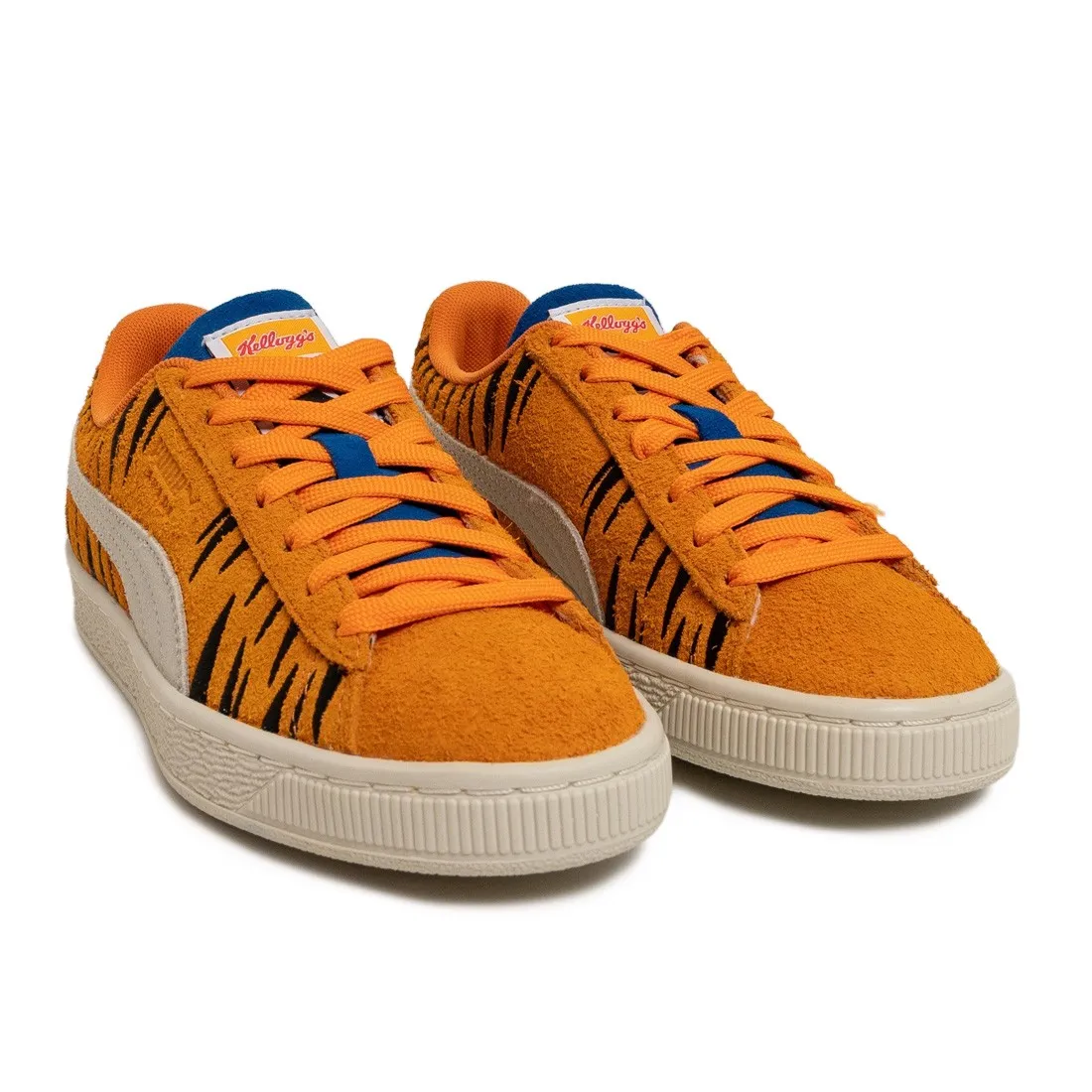 Puma X Tony the Tiger Big Kids Suede (orange / flame orange / vaporous gray)