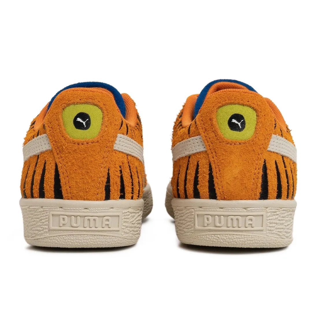 Puma X Tony the Tiger Big Kids Suede (orange / flame orange / vaporous gray)