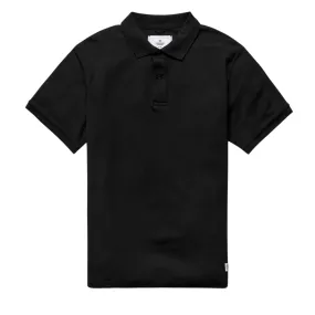 Reigning Champ   Classic Pique Polo Black