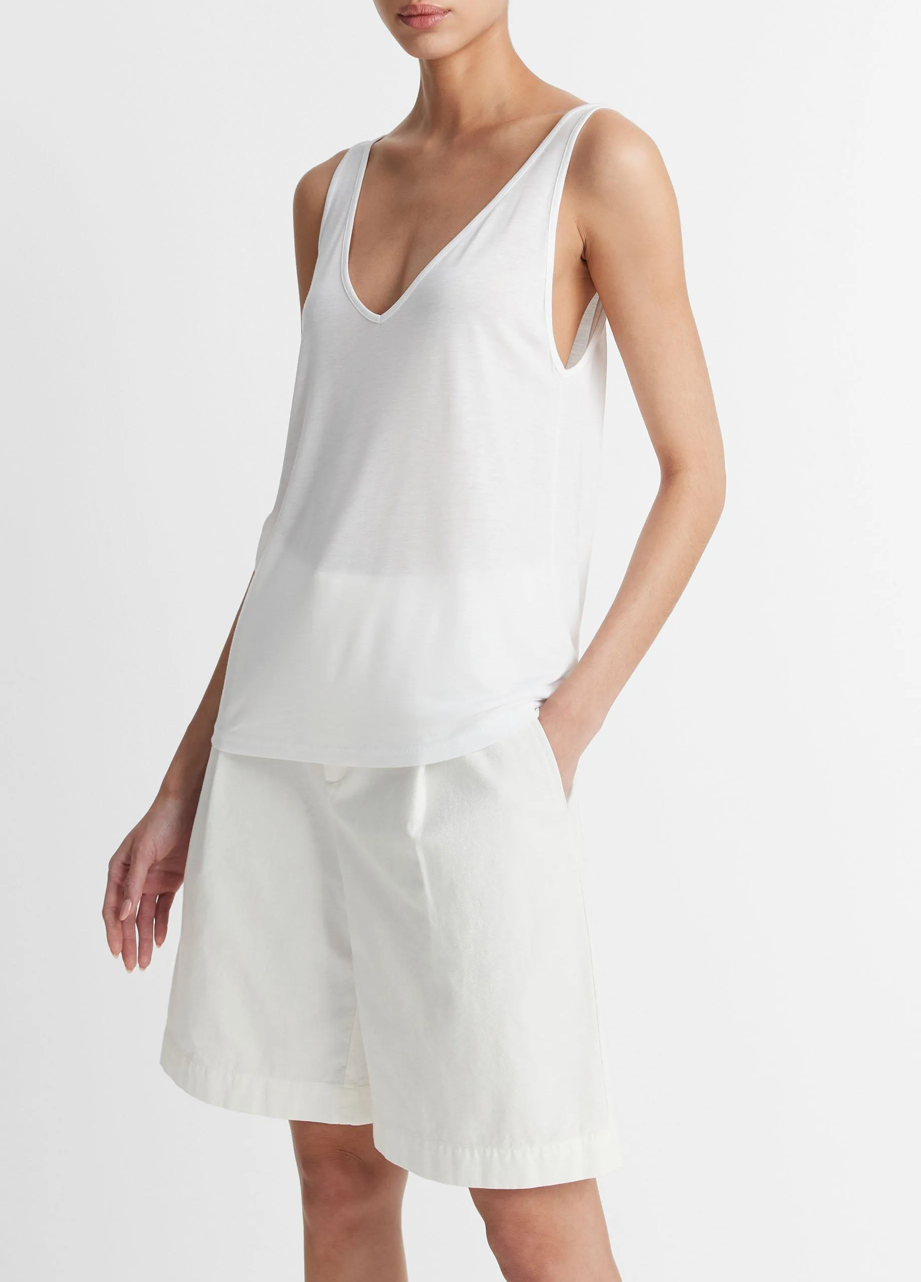 Relaxed V-Neck Tank