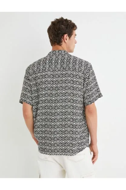 Short Sleeve Detailed Shirt