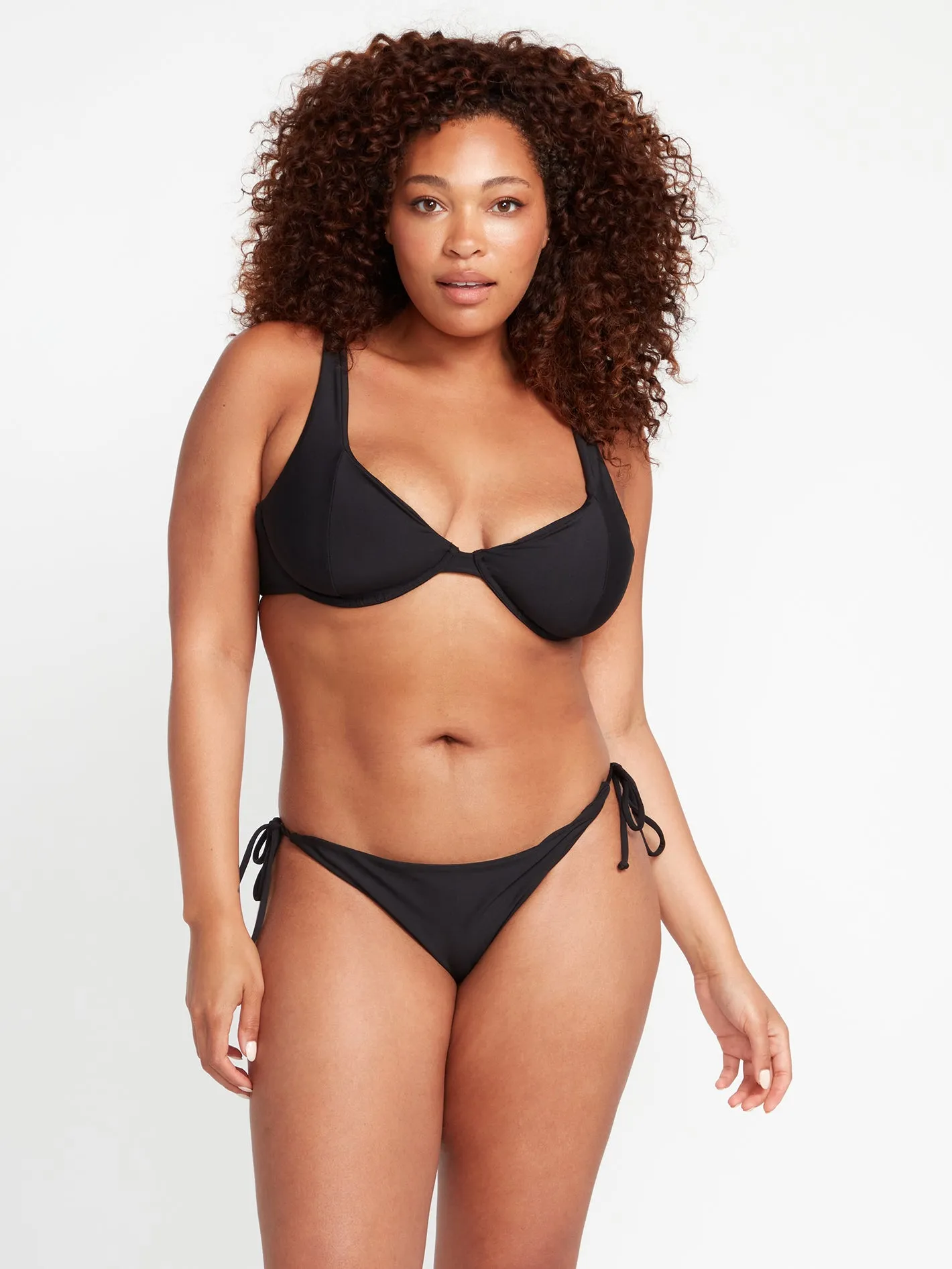 Simply Seamless U-Wire Bikini Top - Black