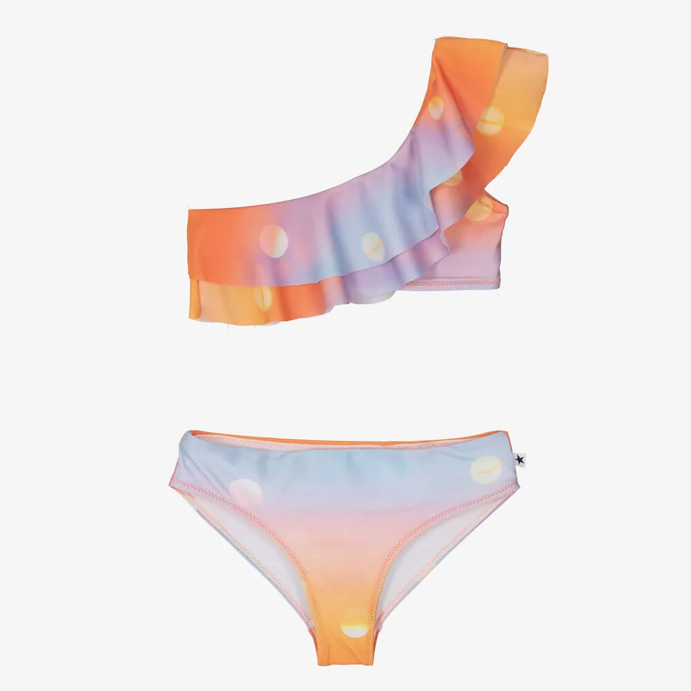 Teen Girls Orange Sun Bikini (UPF 50+)