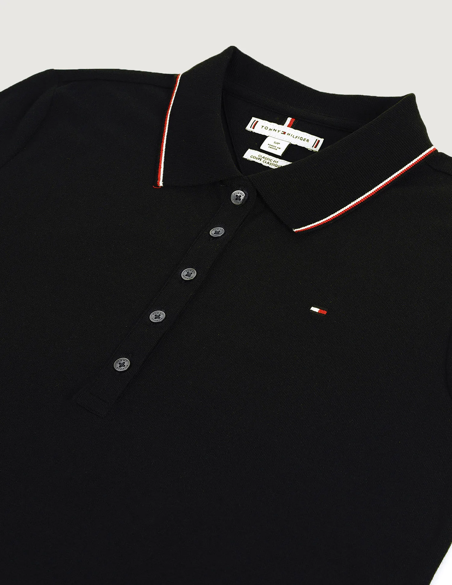 Tommy Hilfiger Solid Tipped Polo Shirt