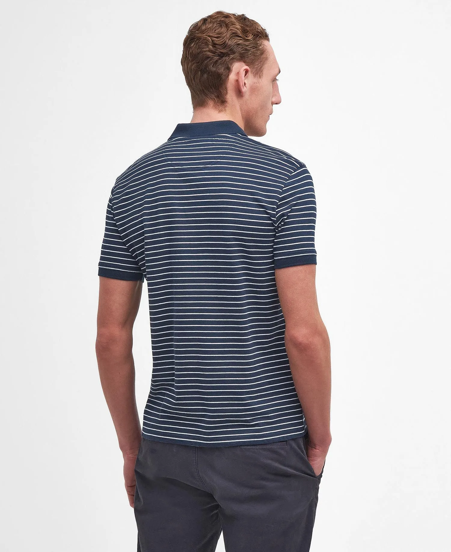  Westgate Striped Short-Sleeved Polo Shirt     