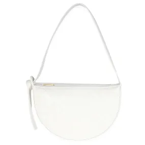 White Intrecciato Mini Sunrise Bag