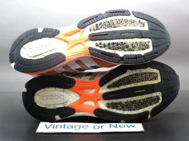 Women's Adidas Adizero Adios White Orange Black Running ...