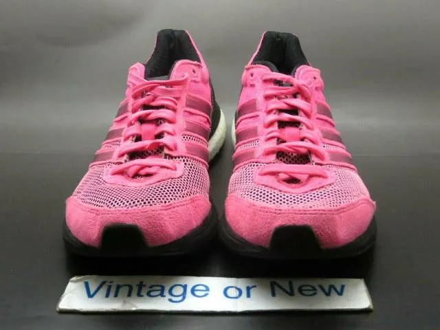 Women's Adidas Adizero Boston Pink Black White Running S...