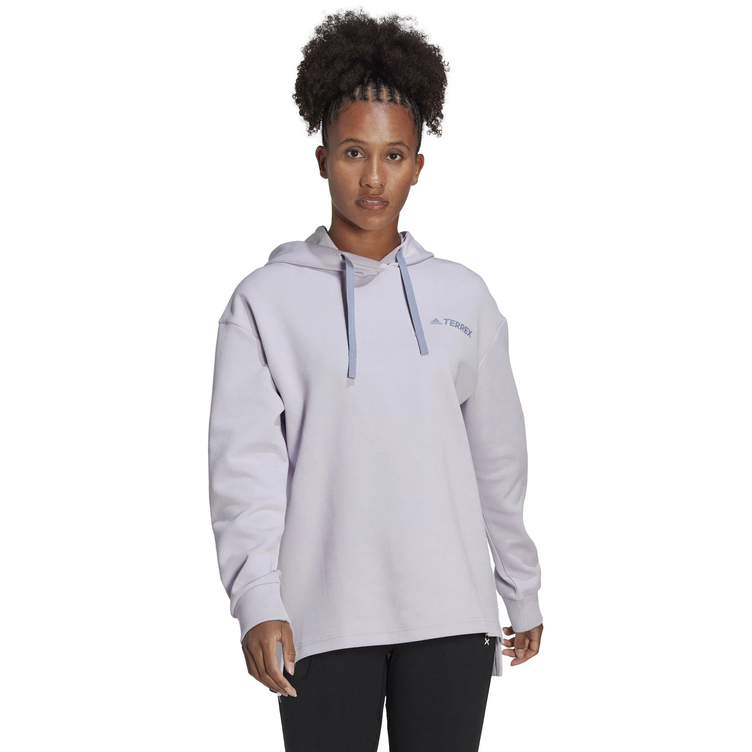 Women's adidas Terrex Logo Hoodie - Grey UK