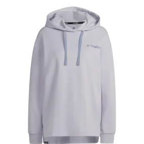 Women's adidas Terrex Logo Hoodie - Grey UK