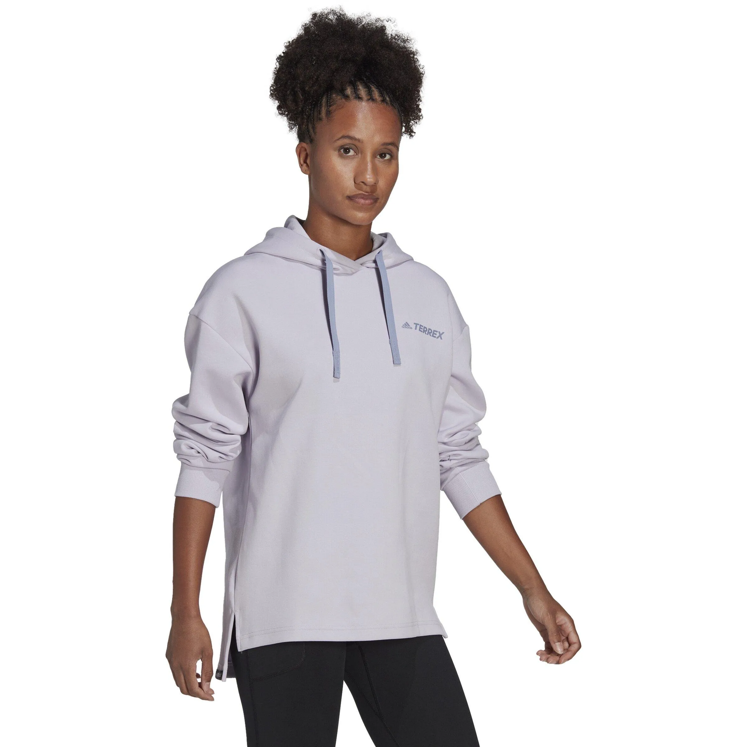 Women's adidas Terrex Logo Hoodie - Grey UK