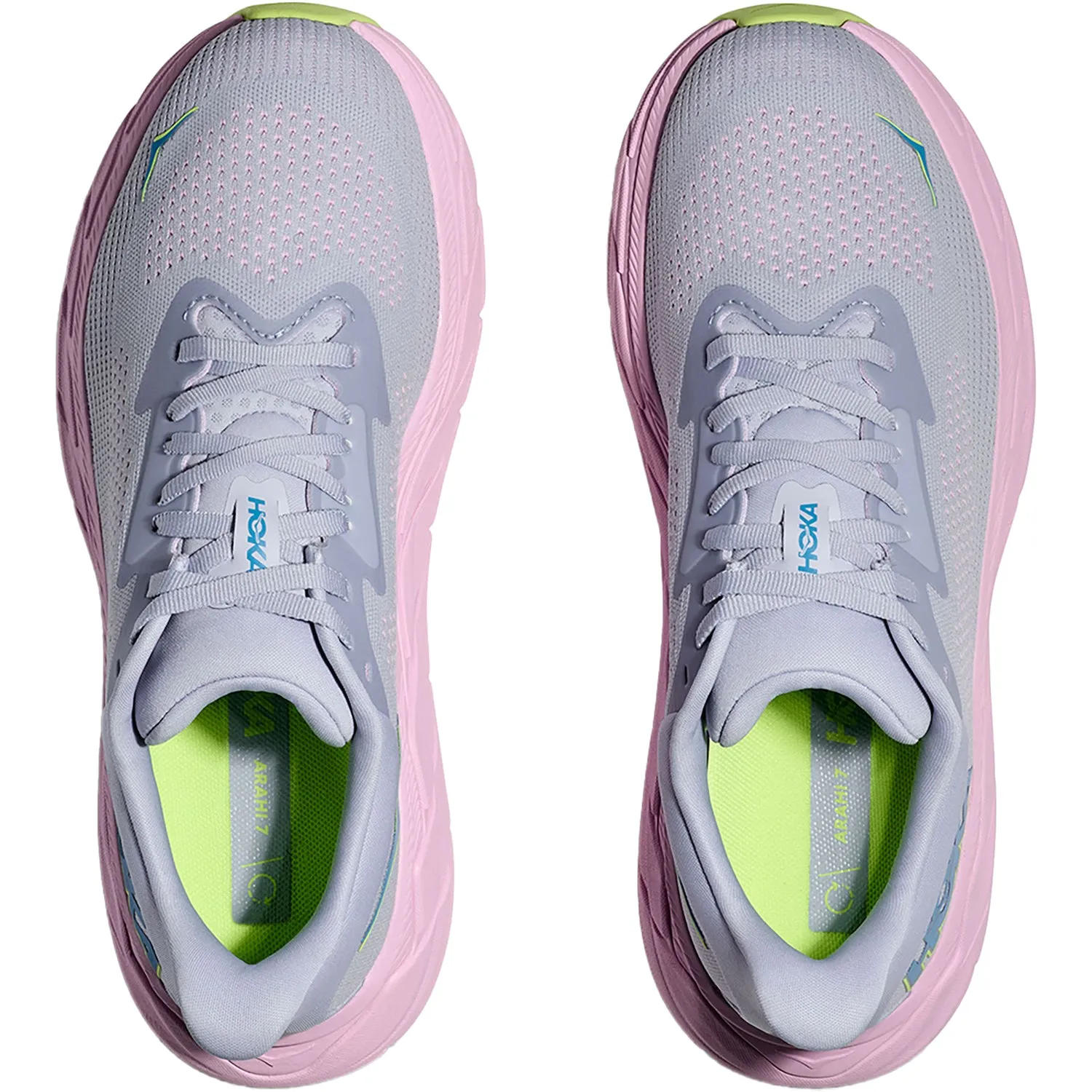 Women's Hoka Arahi 7 Gull/Pink Twilight Mesh