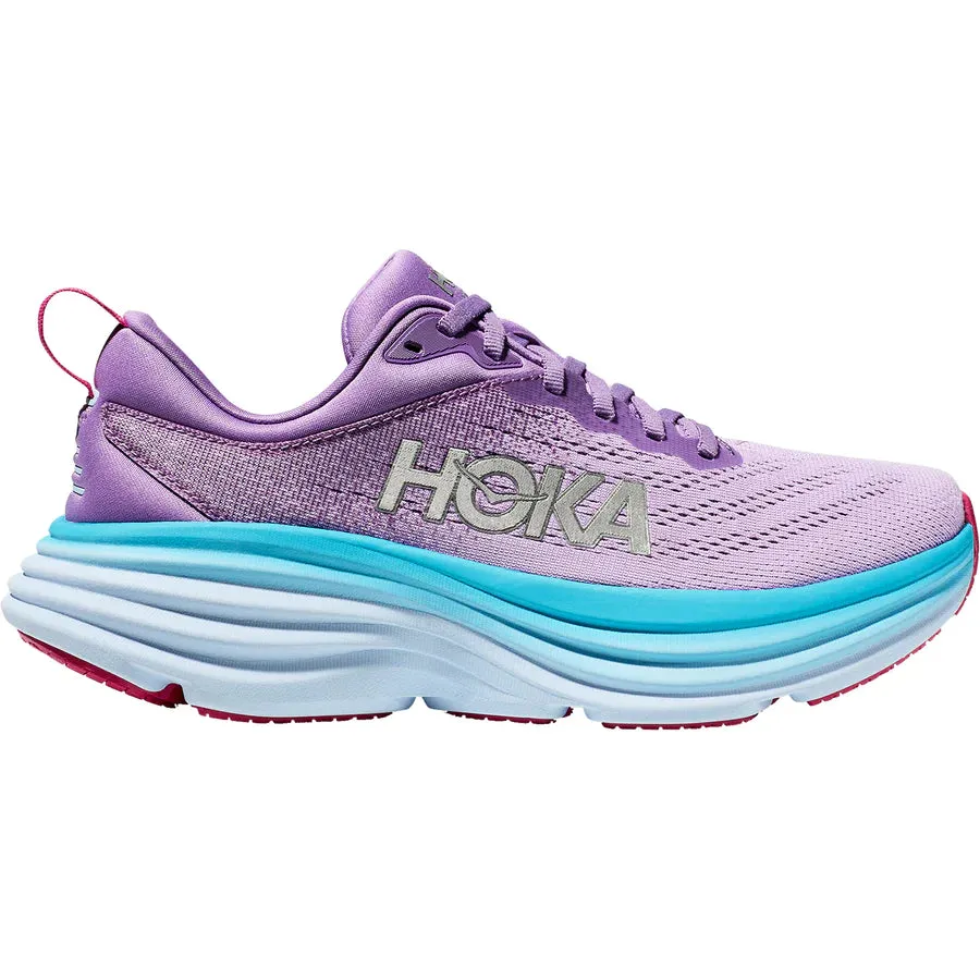 WOMEN'S HOKA BONDI 8 | CHALK VIOLET / PASTEL LILAC