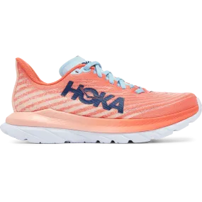 Women's Hoka One One Mach 5, Camellia/Peach Parfait, 11 B Medium