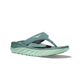 Women's Hoka Ora Recovery Flip Color: Trellis/Mist Green