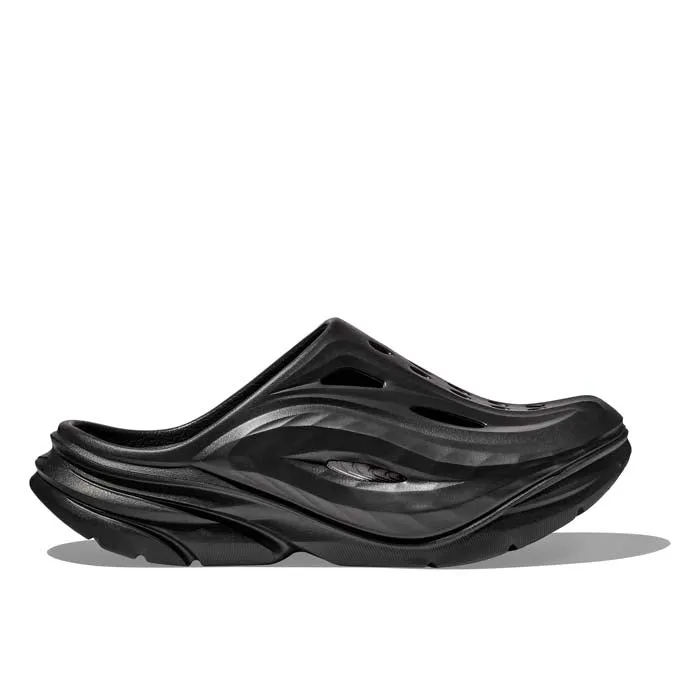 Womens Hoka Ora Recovery Mule in Black/Black