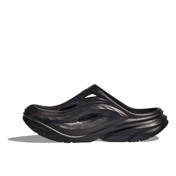 Womens Hoka Ora Recovery Mule in Black/Black