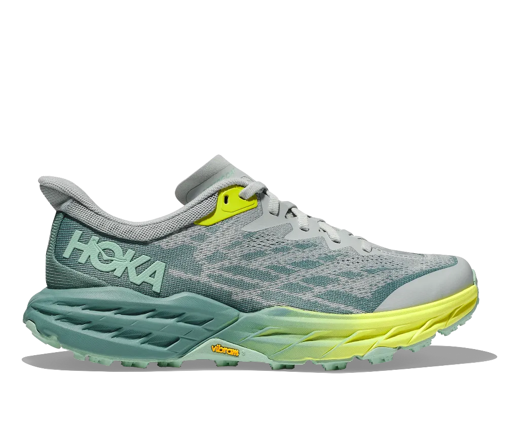 Women's Hoka Speedgoat 5 Color: Mercury/Trellis (WIDE WIDTH)