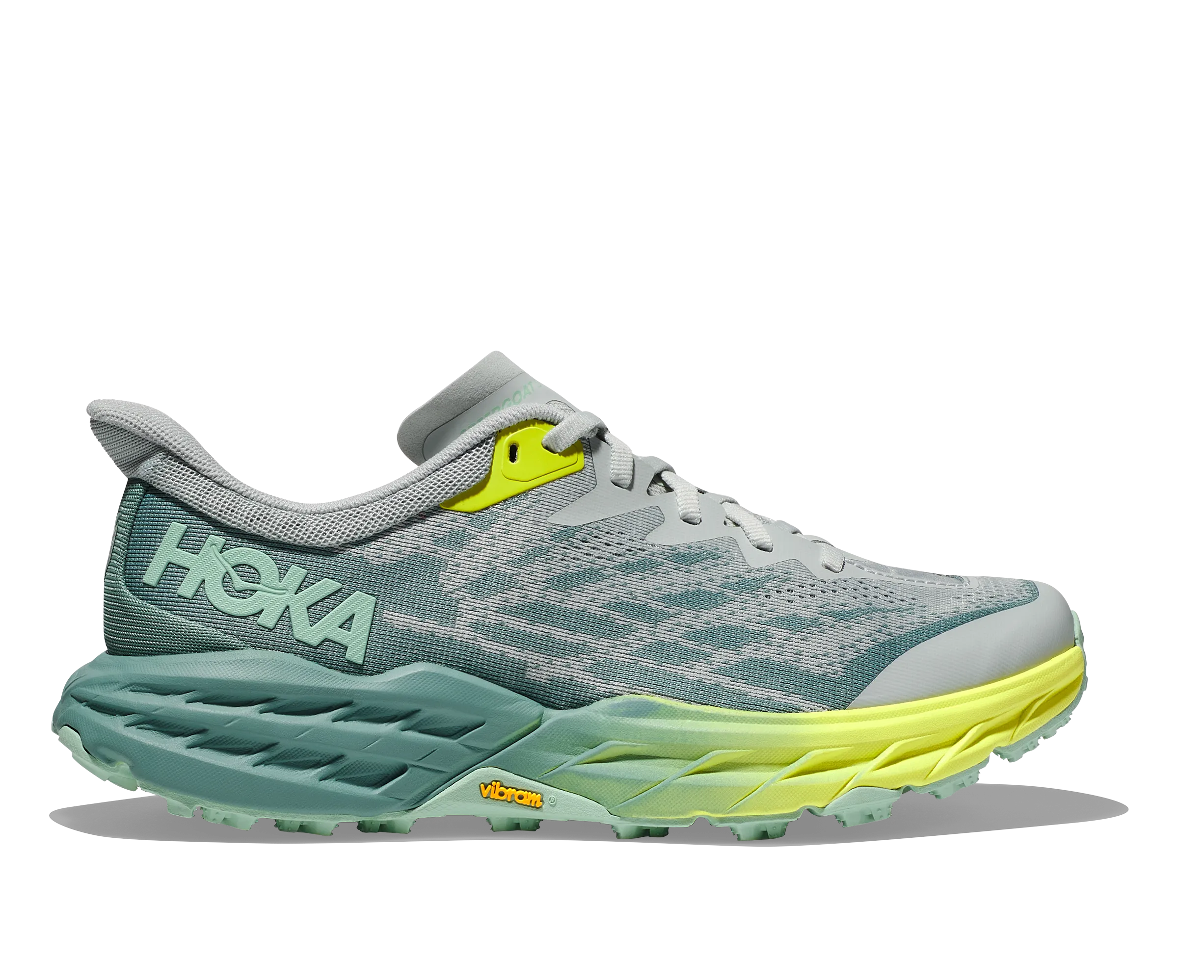 Women's Hoka Speedgoat 5 Color: Mercury/Trellis (WIDE WIDTH)