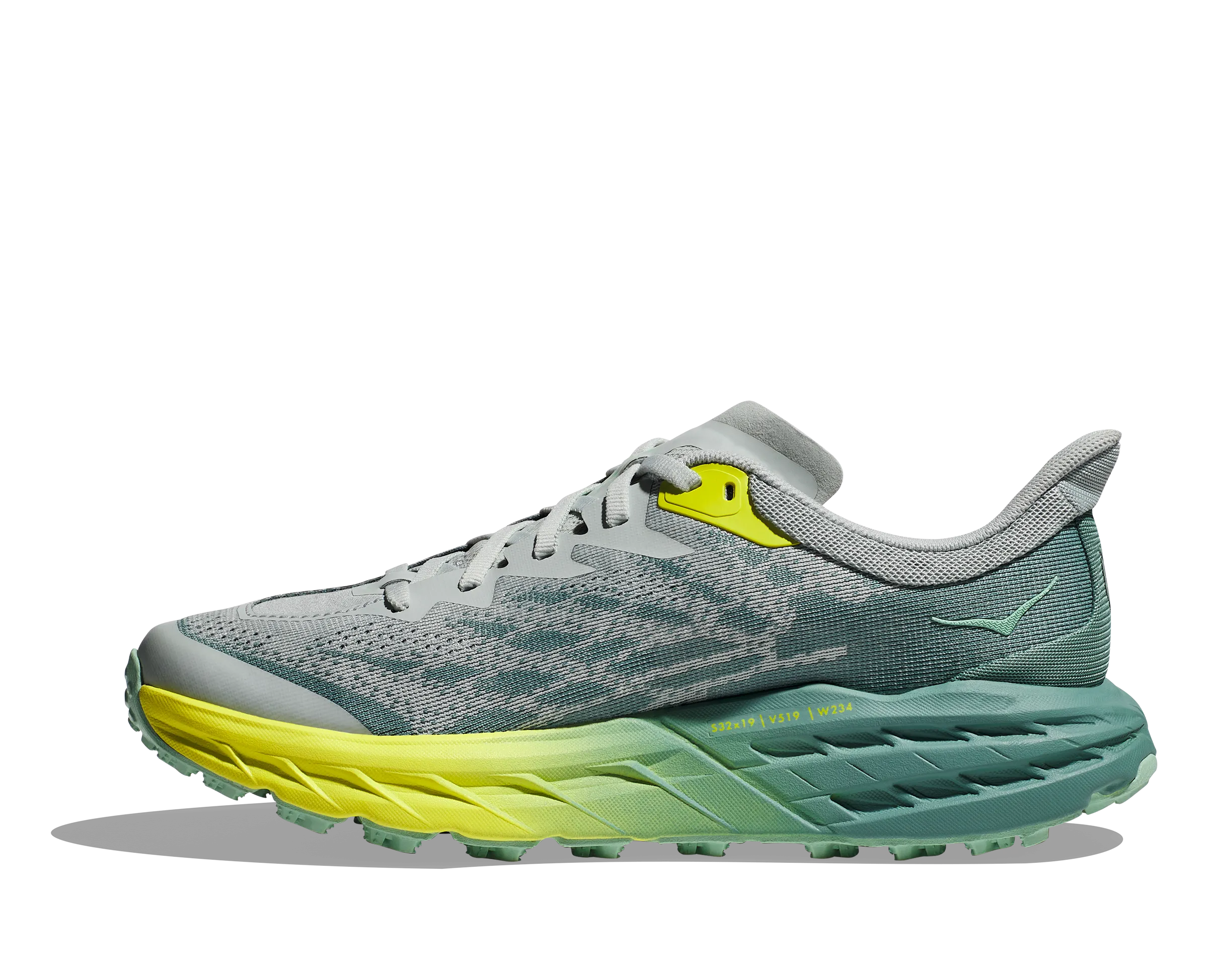 Women's Hoka Speedgoat 5 Color: Mercury/Trellis (WIDE WIDTH)