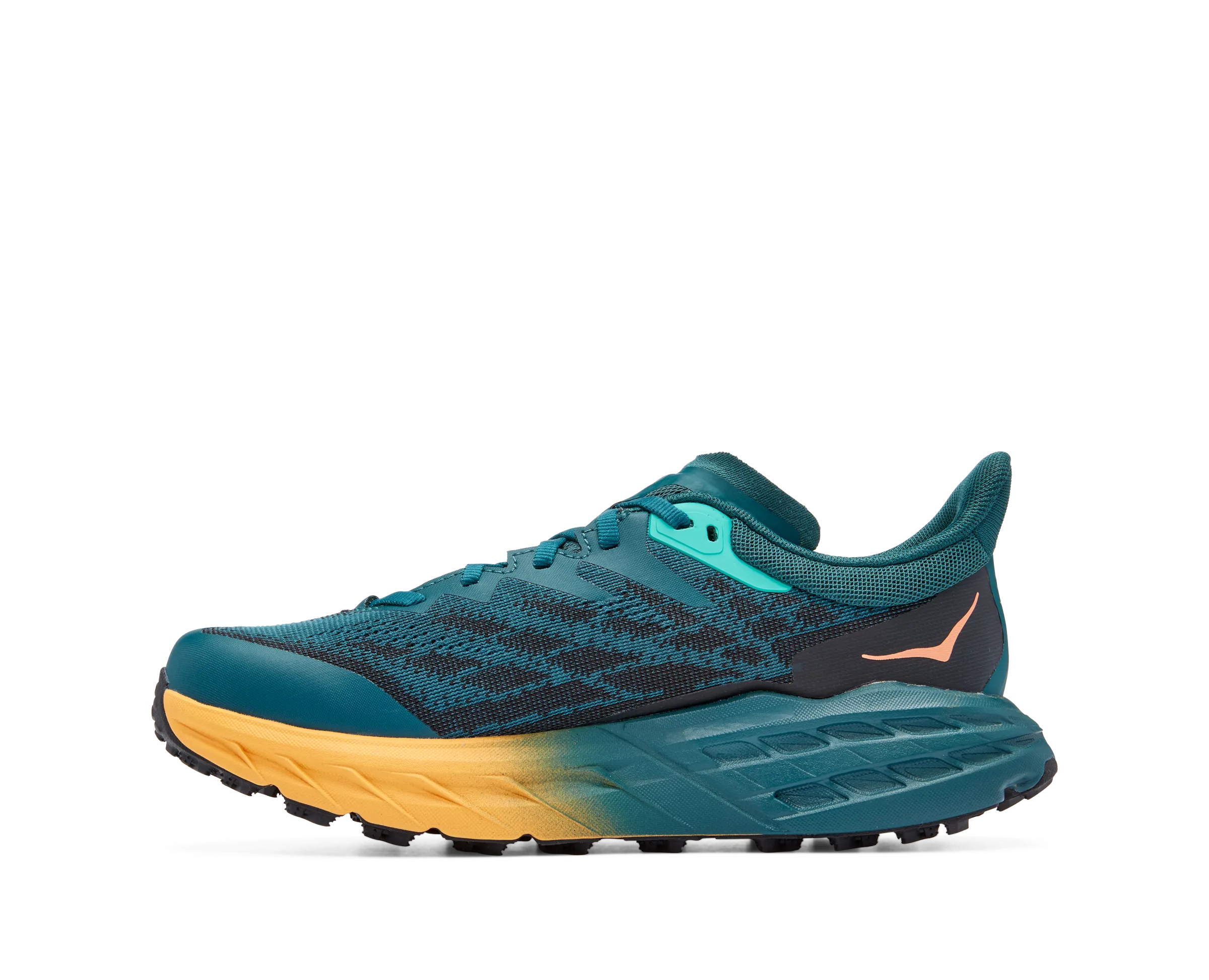 Women's Hoka Speedgoat 5 GTX Color: Deep Teal/Black