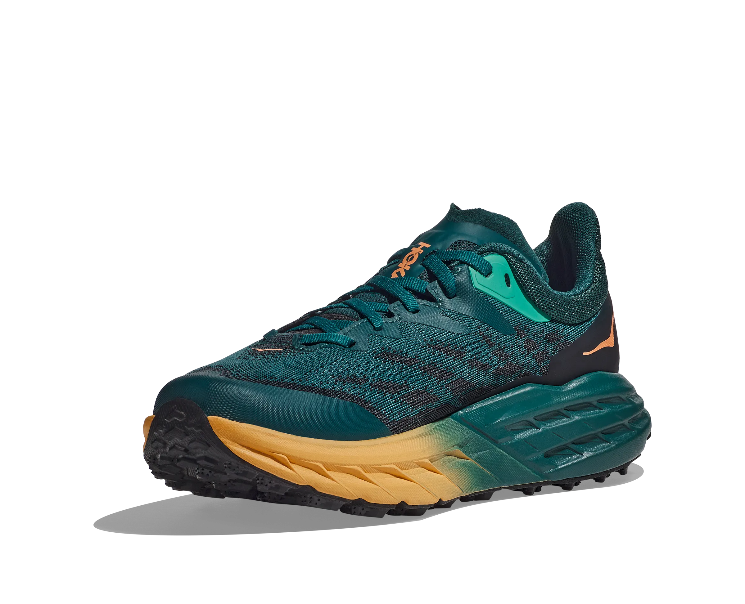 Women's Hoka Speedgoat 5 GTX Color: Deep Teal/Black