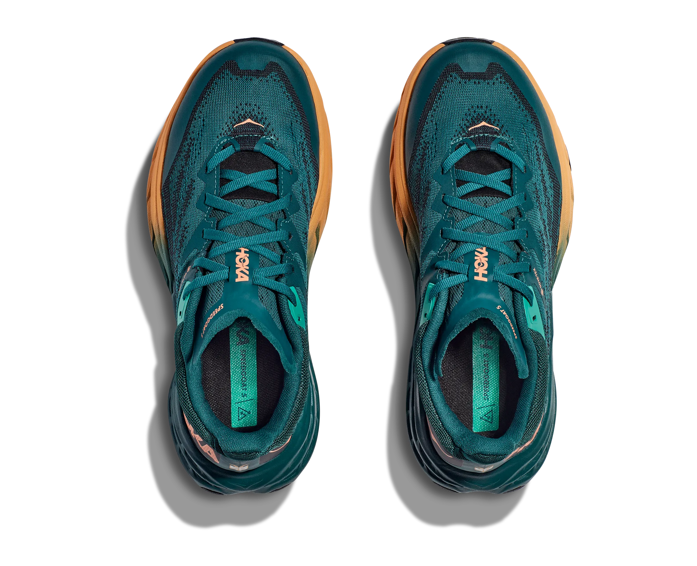 Women's Hoka Speedgoat 5 GTX Color: Deep Teal/Black