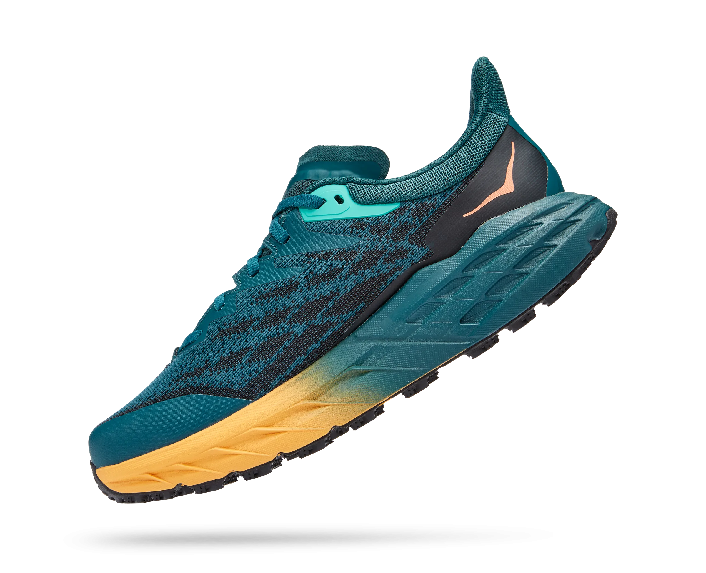 Women's Hoka Speedgoat 5 GTX Color: Deep Teal/Black