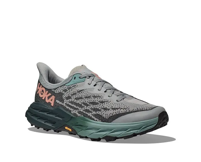 Womens Hoka Speedgoat 5 in Harbor Mist/Spruce