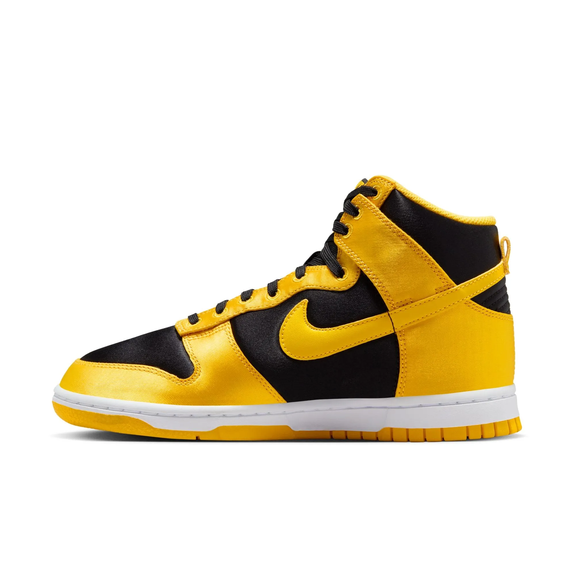 Womens Nike Dunk High 'Goldenrod Satin'