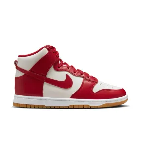 Womens Nike Dunk High 'White/Red'