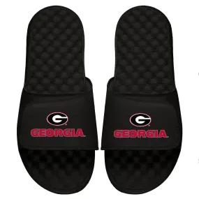 Youth ISlide Black Georgia Bulldogs Secondary Logo Slide Sandals