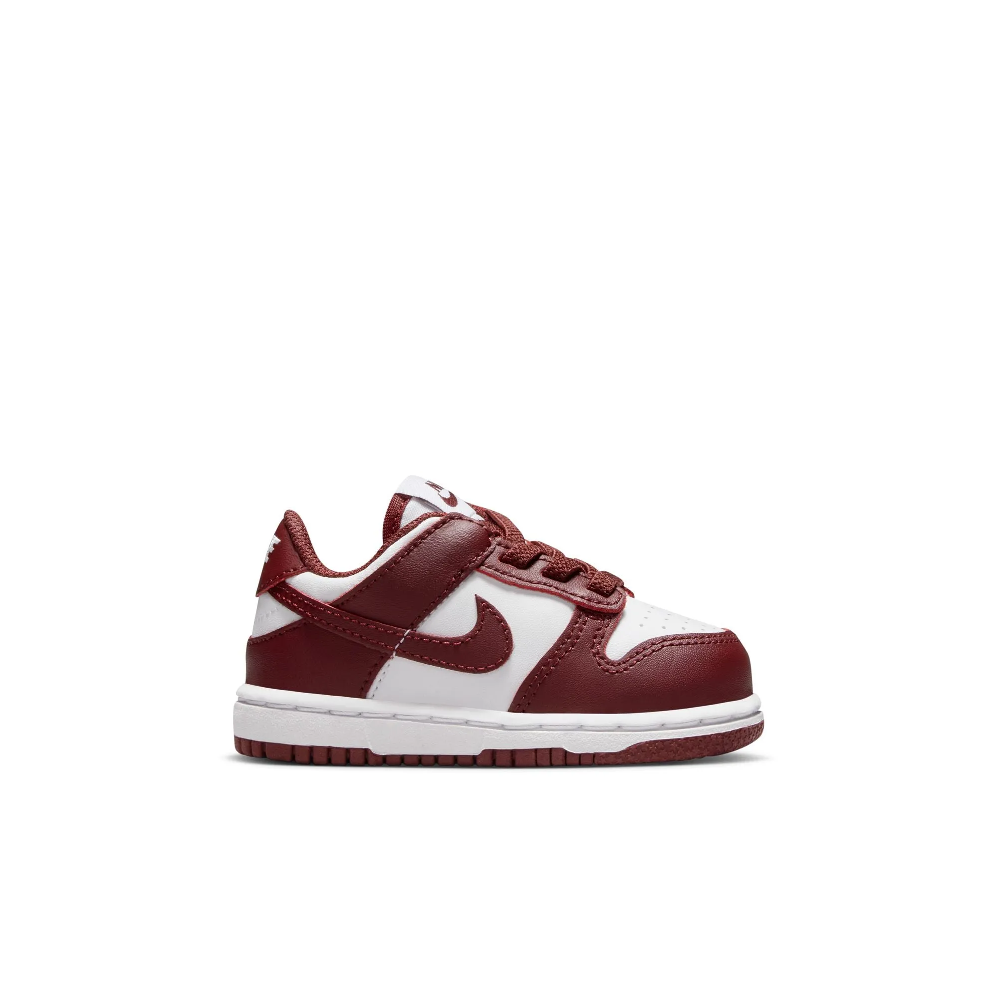 Youth Nike Dunk Low (TD) 'White/Redwood'