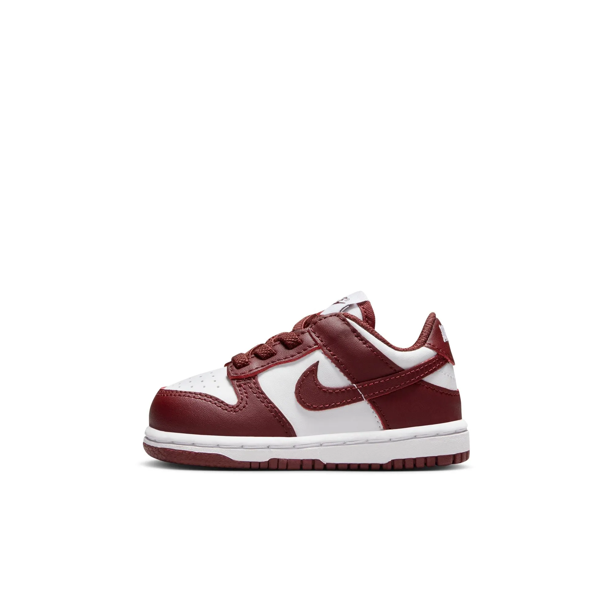 Youth Nike Dunk Low (TD) 'White/Redwood'