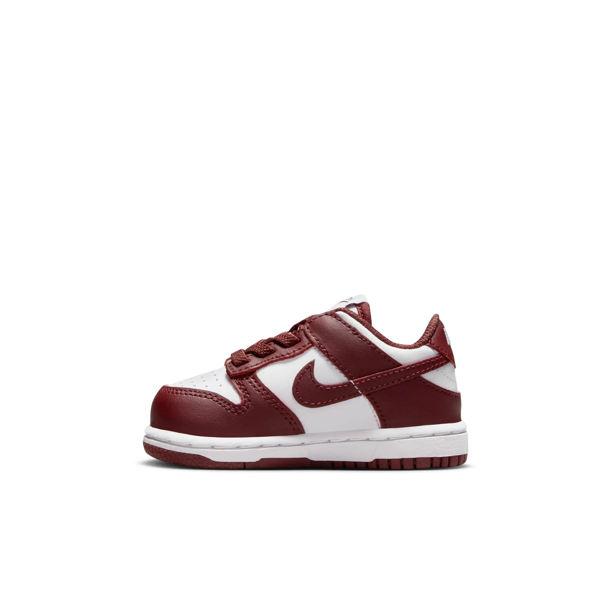 Youth Nike Dunk Low (TD) 'White/Redwood'