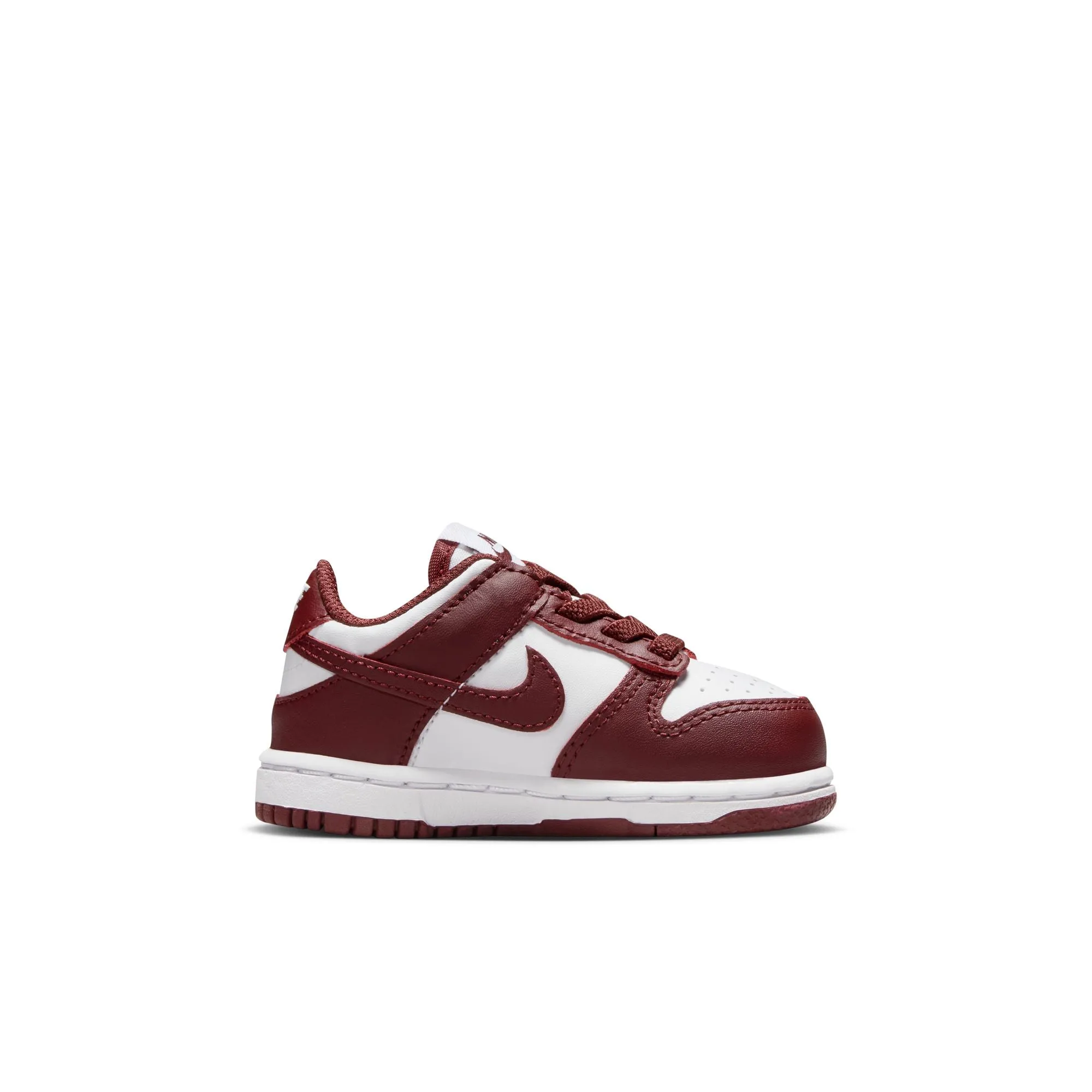 Youth Nike Dunk Low (TD) 'White/Redwood'